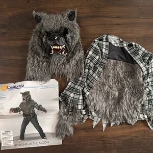 California Costumes Gray Werewolf Outfit for Kids